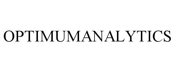 Trademark Logo OPTIMUMANALYTICS