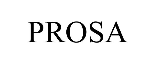 Trademark Logo PROSA