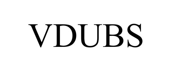 Trademark Logo VDUBS