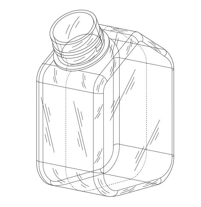  CONFIGURATION OF A PLASTIC BOTTLE FOR MEDIA