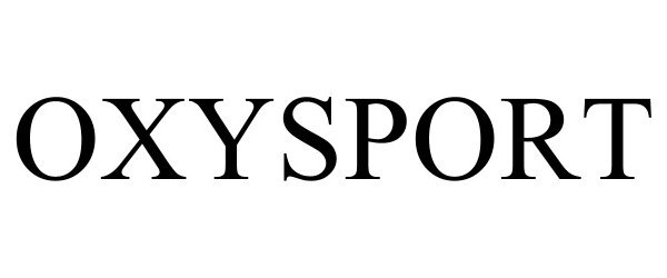 Trademark Logo OXYSPORT