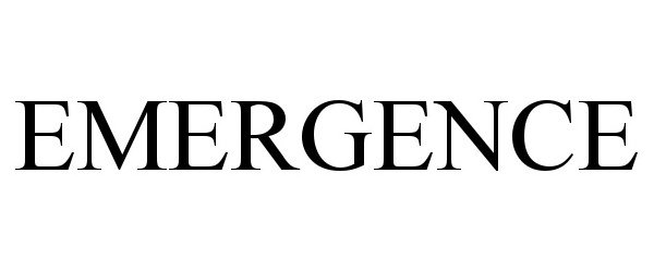 Trademark Logo EMERGENCE
