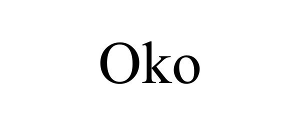 Trademark Logo OKO