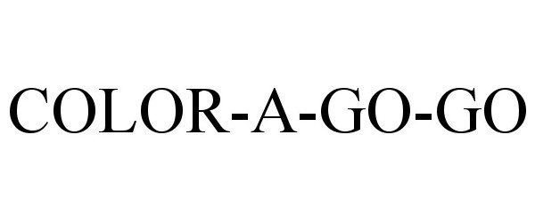 Trademark Logo COLOR-A-GO-GO