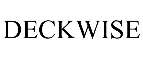 Trademark Logo DECKWISE