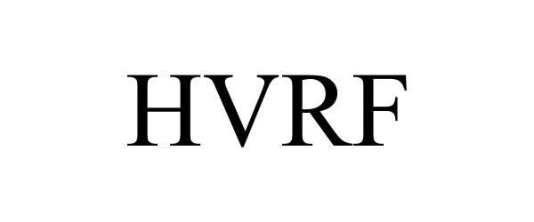 Trademark Logo HVRF