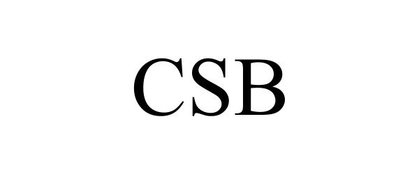 Trademark Logo CSB