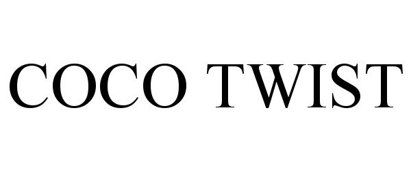 Trademark Logo COCO TWIST