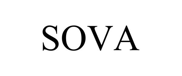 Trademark Logo SOVA