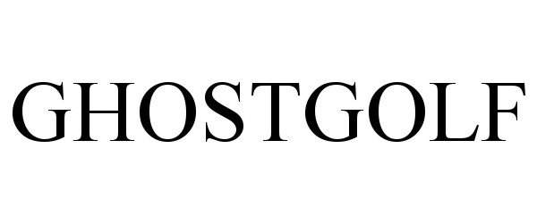 Trademark Logo GHOSTGOLF