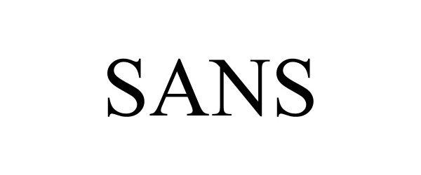 Trademark Logo SANS