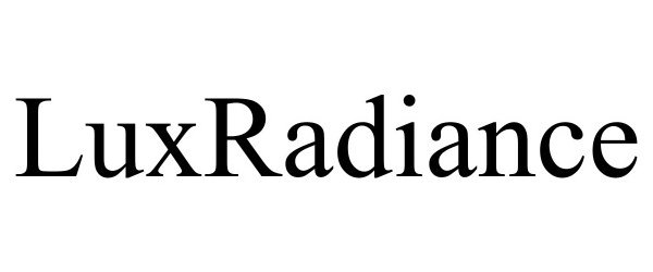 Trademark Logo LUXRADIANCE