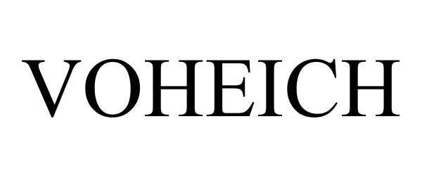 Trademark Logo VOHEICH