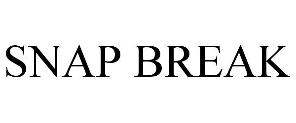 Trademark Logo SNAP BREAK