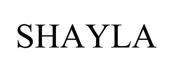Trademark Logo SHAYLA