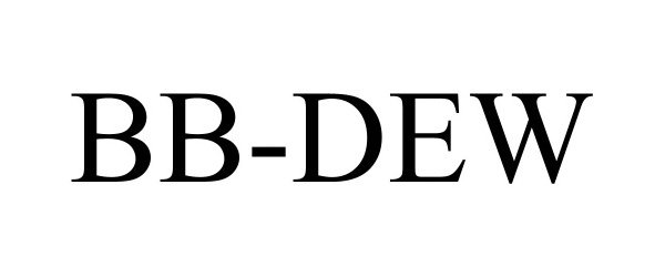 Trademark Logo BB-DEW