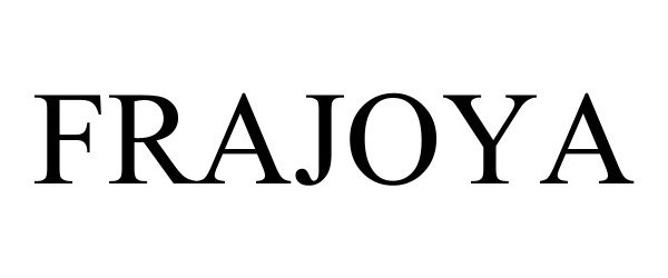 Trademark Logo FRAJOYA