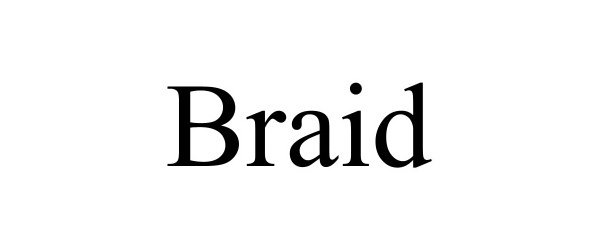 Trademark Logo BRAID