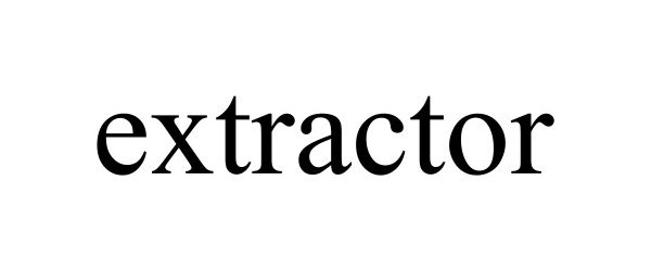 Trademark Logo EXTRACTOR