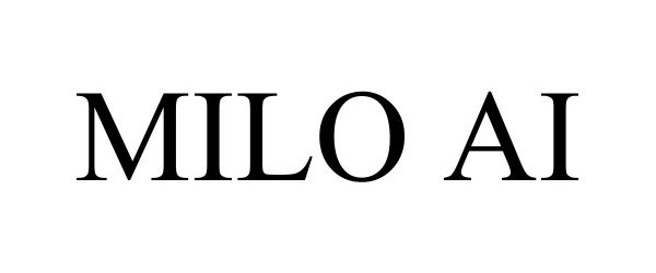 Trademark Logo MILO AI