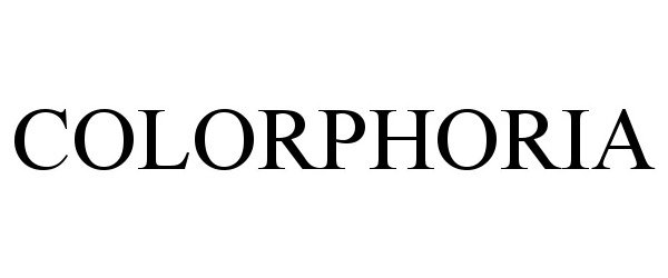 Trademark Logo COLORPHORIA