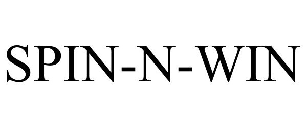 Trademark Logo SPIN-N-WIN