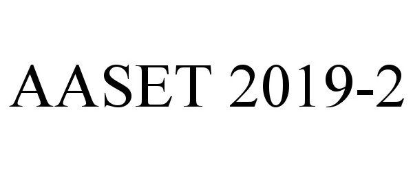  AASET 2019-2