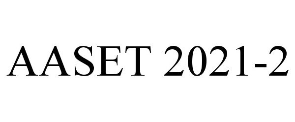 Trademark Logo AASET 2021-2