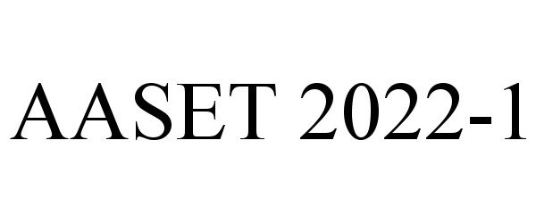 Trademark Logo AASET 2022-1