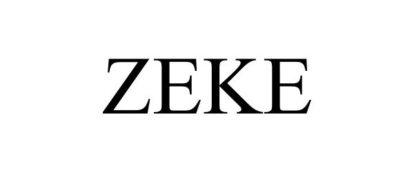 Trademark Logo ZEKE
