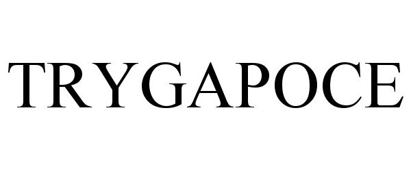 Trademark Logo TRYGAPOCE