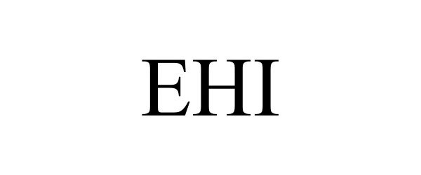 Trademark Logo EHI
