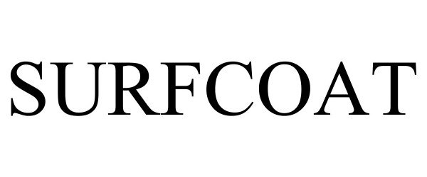 Trademark Logo SURFCOAT