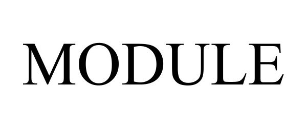 Trademark Logo MODULE