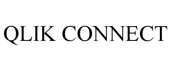 Trademark Logo QLIK CONNECT