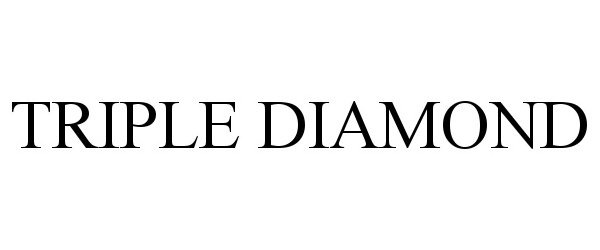 Trademark Logo TRIPLE DIAMOND