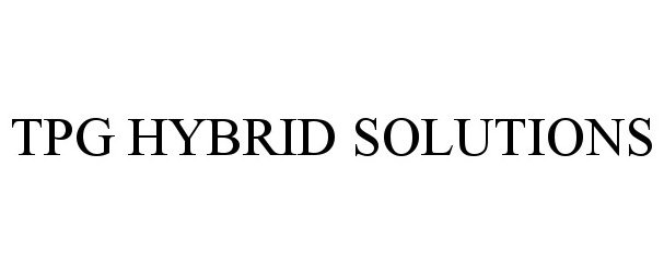  TPG HYBRID SOLUTIONS