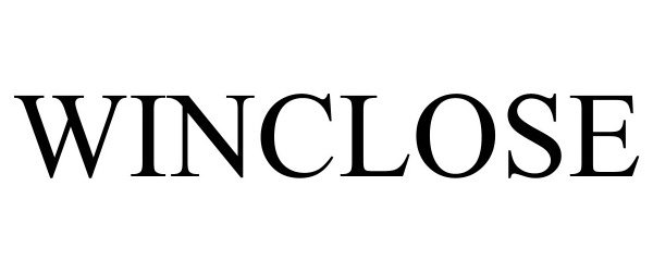 Trademark Logo WINCLOSE