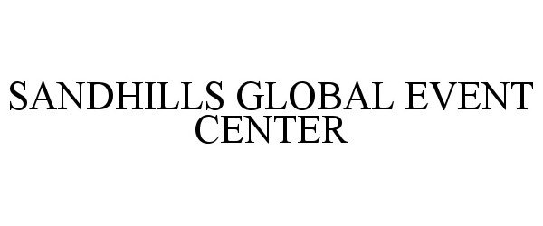 SANDHILLS GLOBAL EVENT CENTER