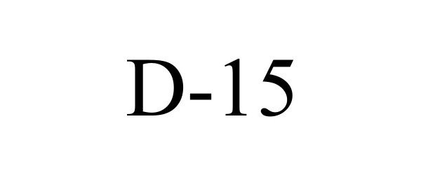 Trademark Logo D-15