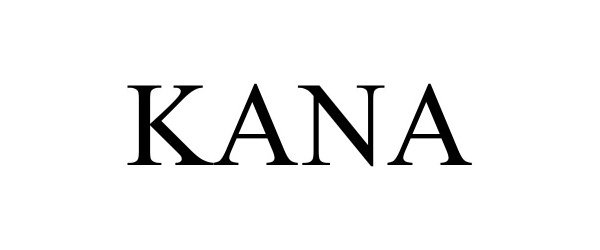 Trademark Logo KANA