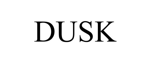 Trademark Logo DUSK