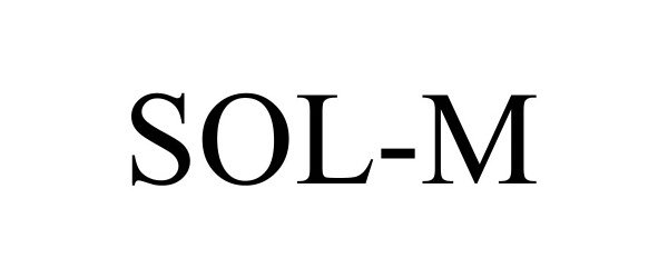 Trademark Logo SOL-M