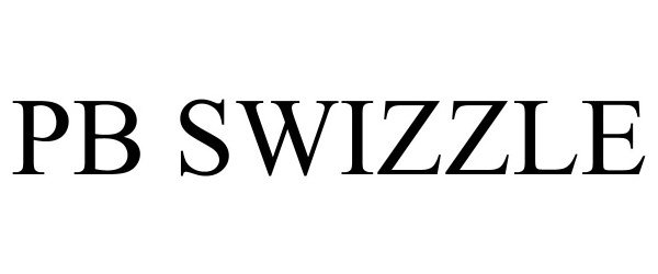 Trademark Logo PB SWIZZLE