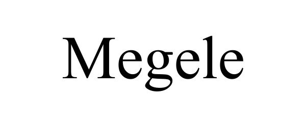 Trademark Logo MEGELE