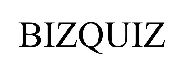 Trademark Logo BIZQUIZ