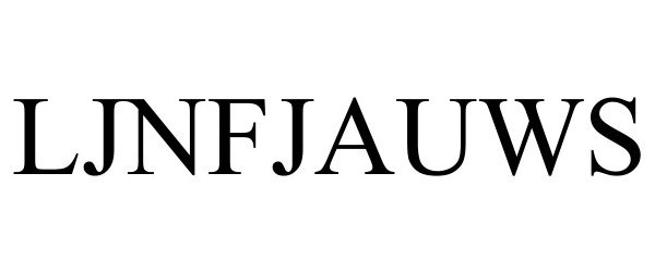 Trademark Logo LJNFJAUWS