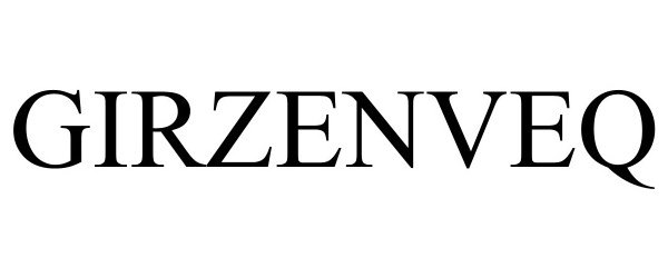 Trademark Logo GIRZENVEQ