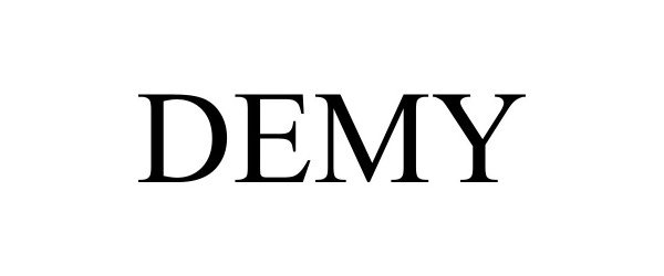 Trademark Logo DEMY