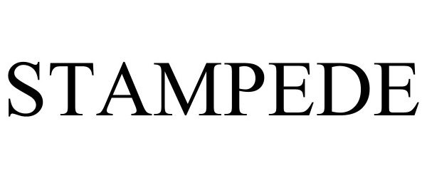 Trademark Logo STAMPEDE